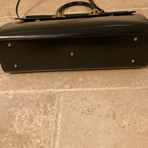 DIOR Lady Dior Black Patent Briefcase with Detachable strap - Picture 8 of 13